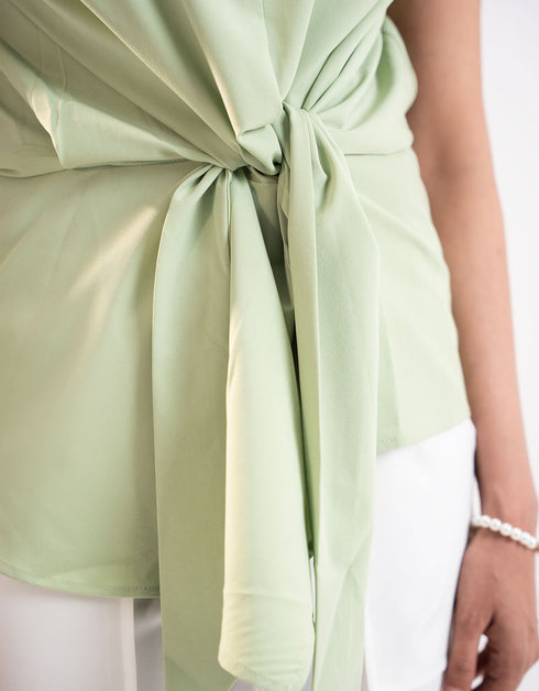 KNOTTED BLOUSE